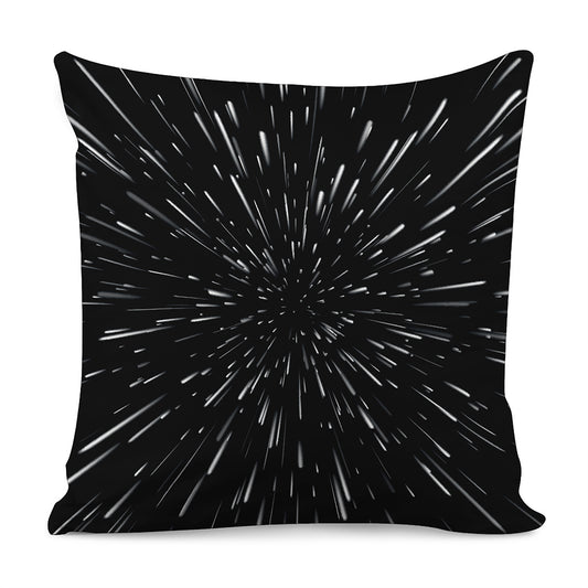Galaxy Hyperspace Print Pillow Cover