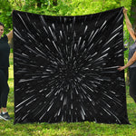 Galaxy Hyperspace Print Quilt