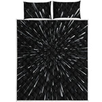 Galaxy Hyperspace Print Quilt Bed Set