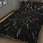 Galaxy Hyperspace Print Quilt Bed Set