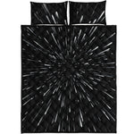 Galaxy Hyperspace Print Quilt Bed Set