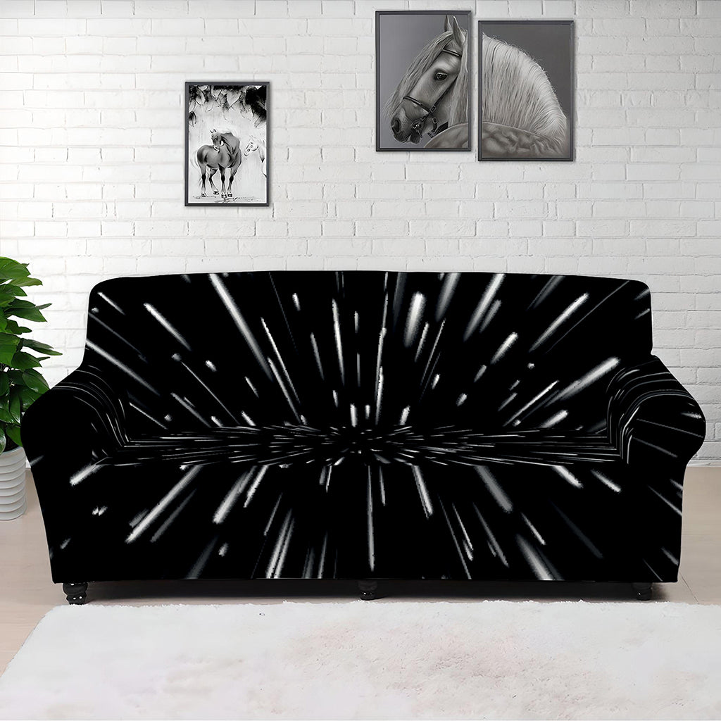 Galaxy Hyperspace Print Sofa Cover