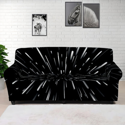 Galaxy Hyperspace Print Sofa Cover
