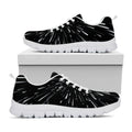 Galaxy Hyperspace Print White Running Shoes