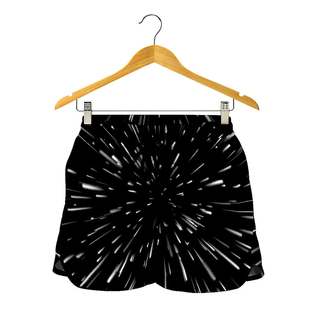 Galaxy Hyperspace Print Women's Shorts