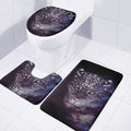 Galaxy Jaguar Print 3 Piece Bath Mat Set