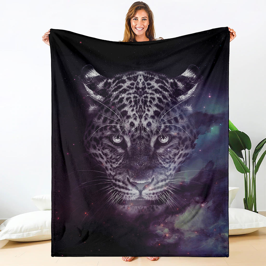 Galaxy Jaguar Print Blanket