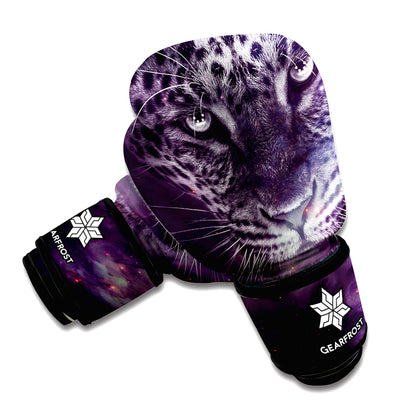 Galaxy Jaguar Print Boxing Gloves