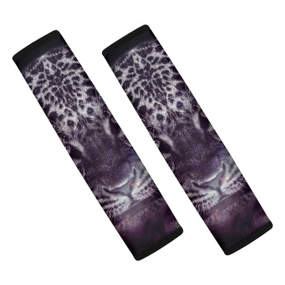Galaxy Jaguar Print Car Seat Belt Covers