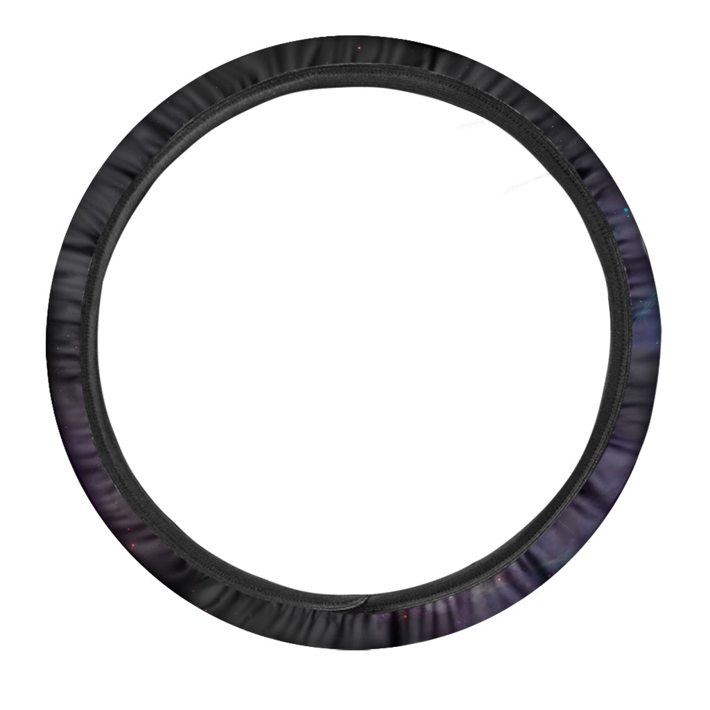 Galaxy Jaguar Print Car Steering Wheel Cover