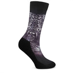 Galaxy Jaguar Print Crew Socks