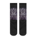 Galaxy Jaguar Print Crew Socks