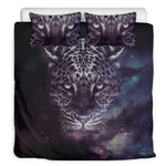 Galaxy Jaguar Print Duvet Cover Bedding Set