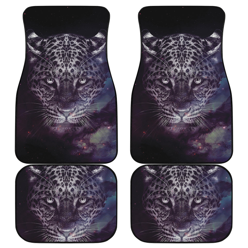 Galaxy Jaguar Print Front and Back Car Floor Mats