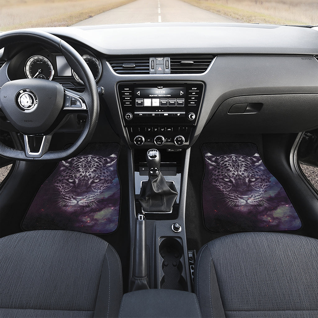 Galaxy Jaguar Print Front and Back Car Floor Mats