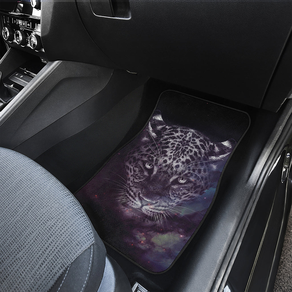 Galaxy Jaguar Print Front and Back Car Floor Mats