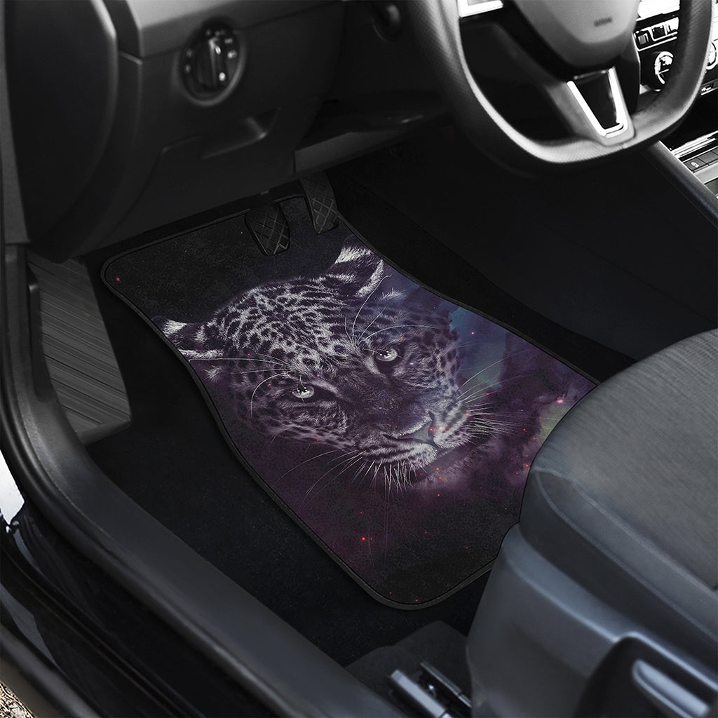 Galaxy Jaguar Print Front Car Floor Mats
