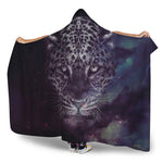 Galaxy Jaguar Print Hooded Blanket