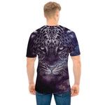 Galaxy Jaguar Print Men's T-Shirt