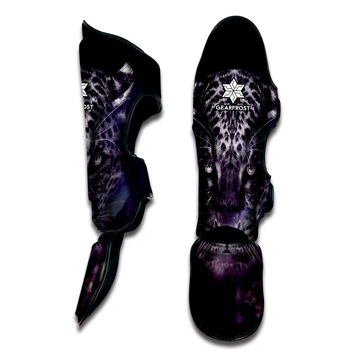 Galaxy Jaguar Print Muay Thai Shin Guard