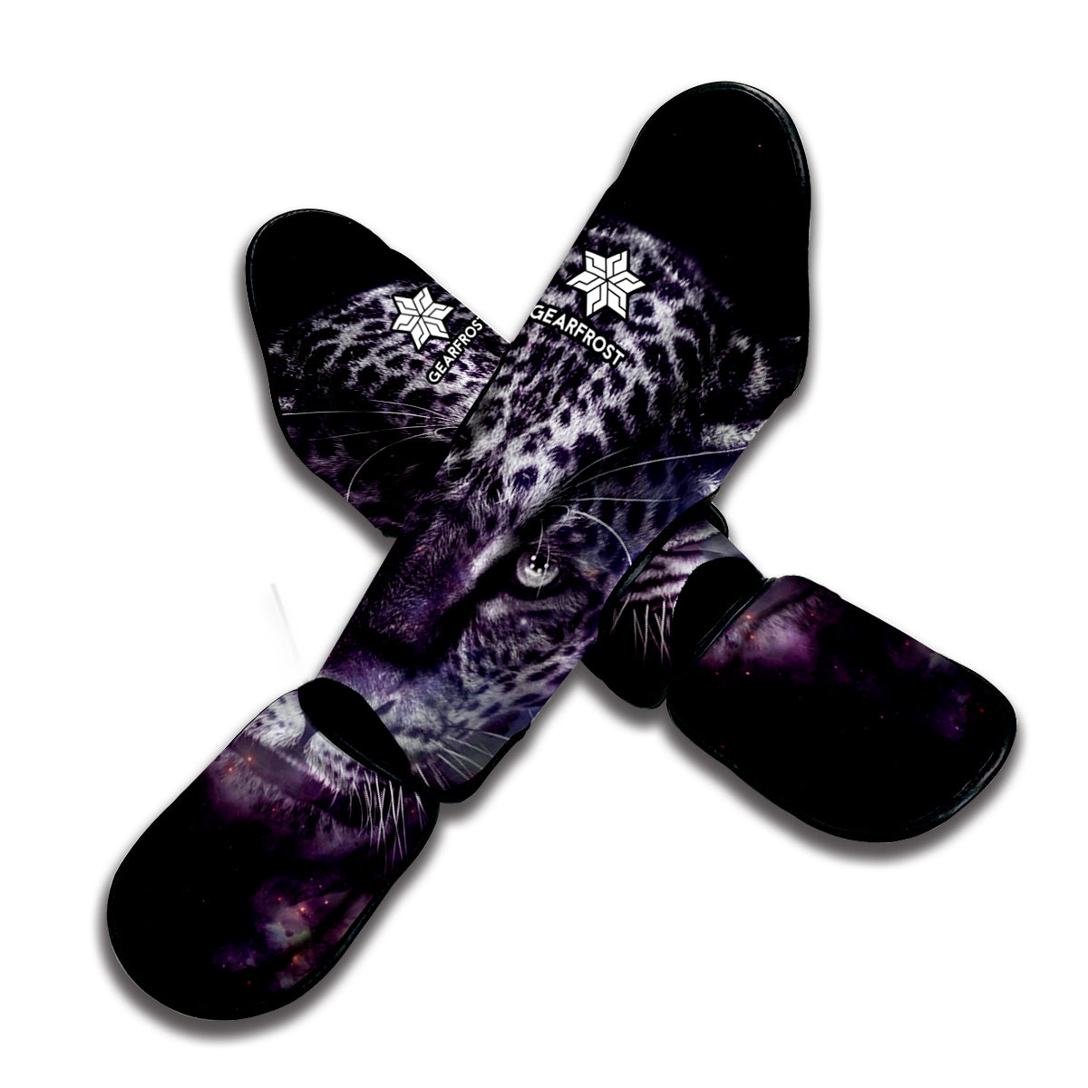 Galaxy Jaguar Print Muay Thai Shin Guard