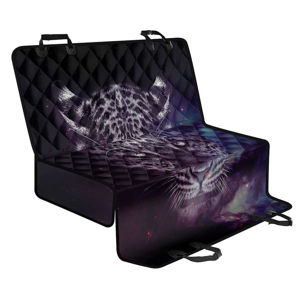 Galaxy Jaguar Print Pet Car Back Seat Cover