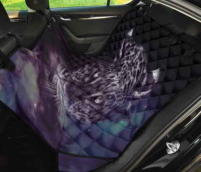 Galaxy Jaguar Print Pet Car Back Seat Cover