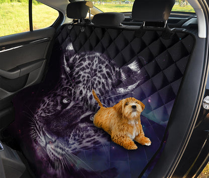 Galaxy Jaguar Print Pet Car Back Seat Cover