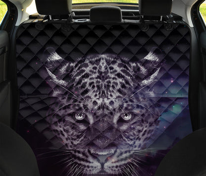 Galaxy Jaguar Print Pet Car Back Seat Cover