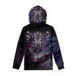 Galaxy Jaguar Print Pullover Hoodie