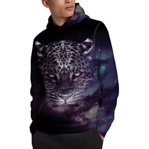 Galaxy Jaguar Print Pullover Hoodie