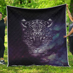 Galaxy Jaguar Print Quilt