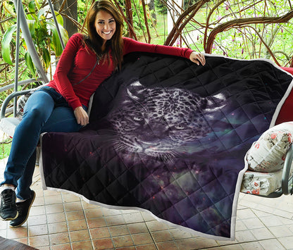 Galaxy Jaguar Print Quilt