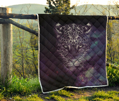 Galaxy Jaguar Print Quilt
