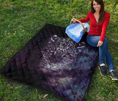 Galaxy Jaguar Print Quilt