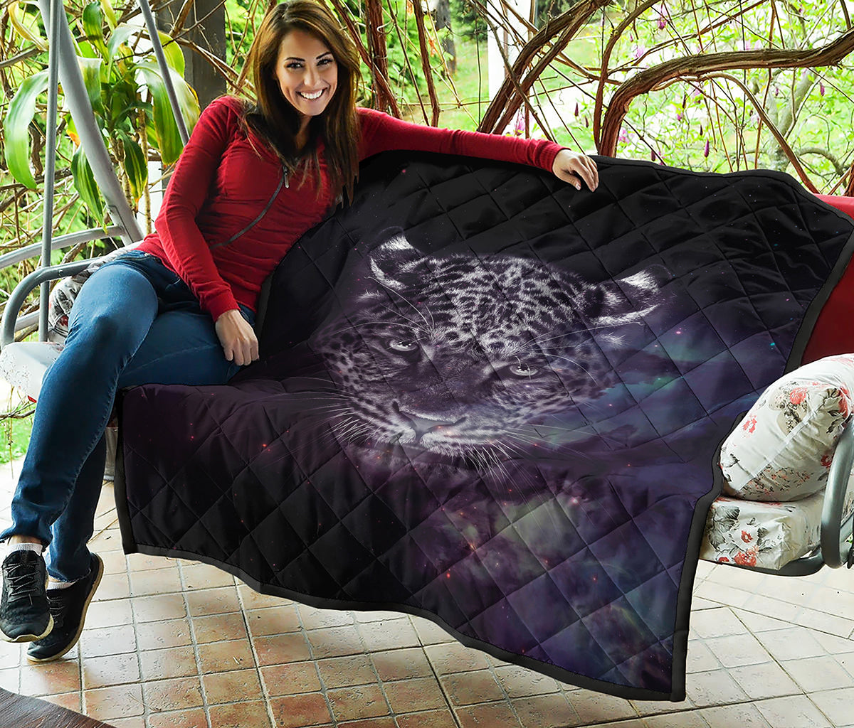 Galaxy Jaguar Print Quilt