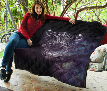 Galaxy Jaguar Print Quilt