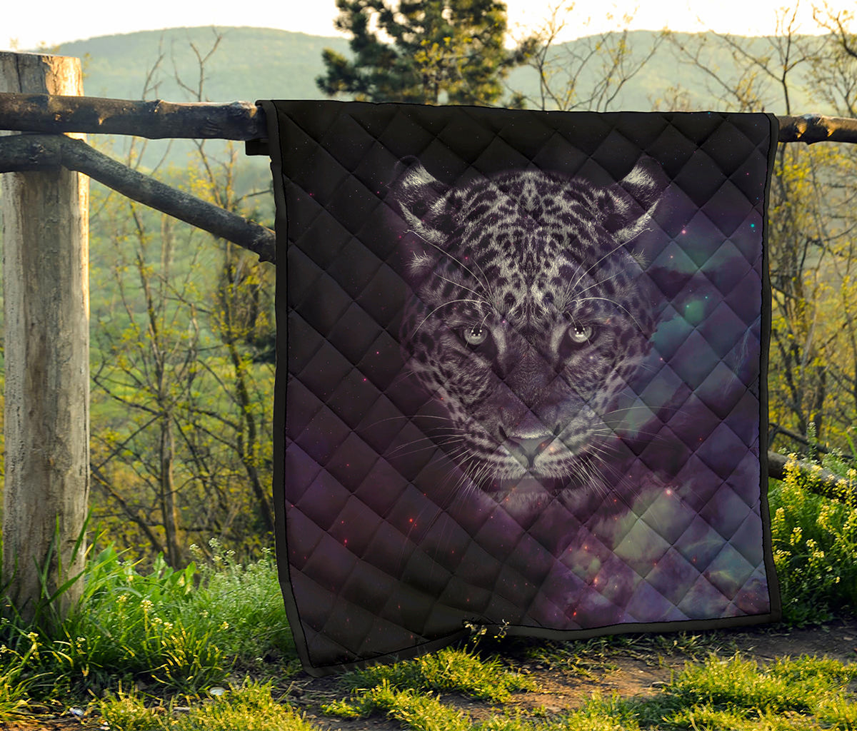 Galaxy Jaguar Print Quilt