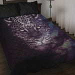 Galaxy Jaguar Print Quilt Bed Set
