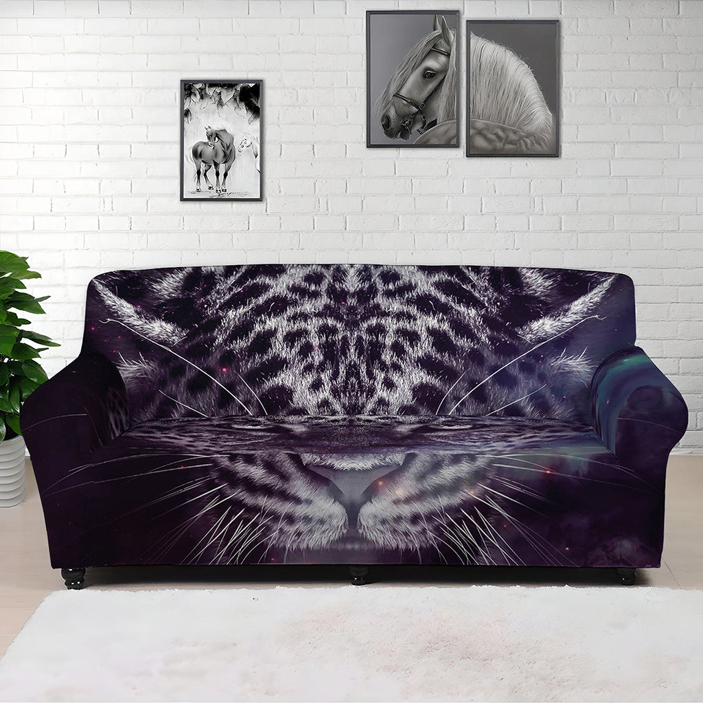 Galaxy Jaguar Print Sofa Cover