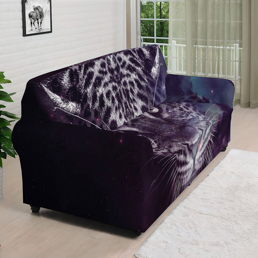 Galaxy Jaguar Print Sofa Cover