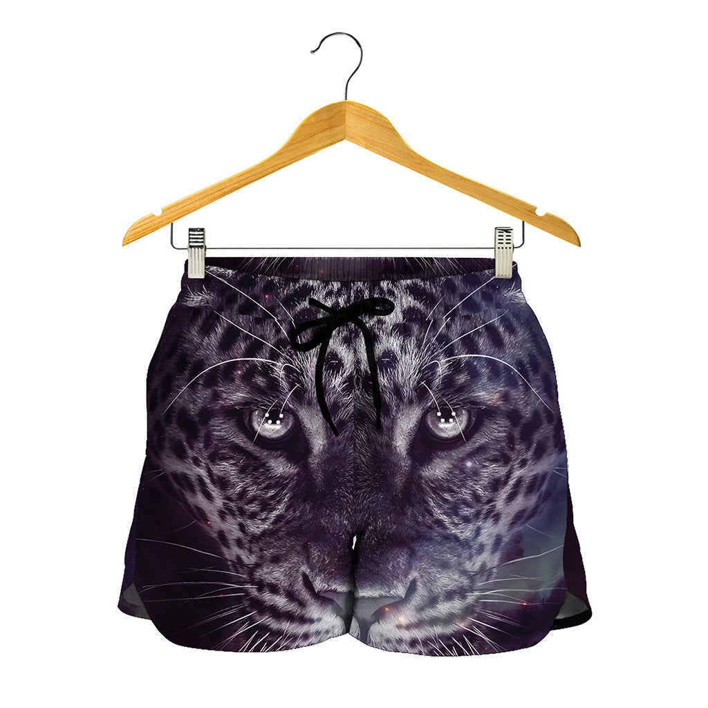 Galaxy Jaguar Print Women's Shorts