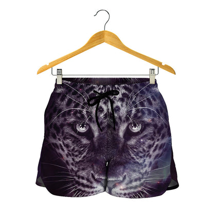 Galaxy Jaguar Print Women's Shorts