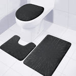 Galaxy Lightspeed Print 3 Piece Bath Mat Set