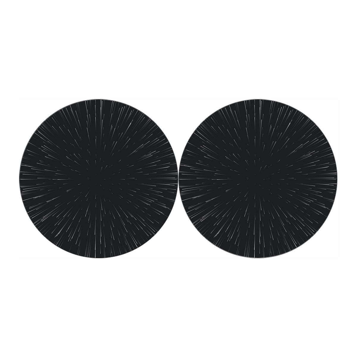 Galaxy Lightspeed Print Car Coasters