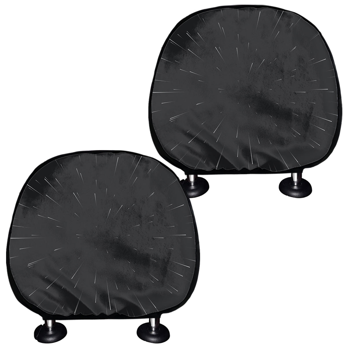 Galaxy Lightspeed Print Car Headrest Covers