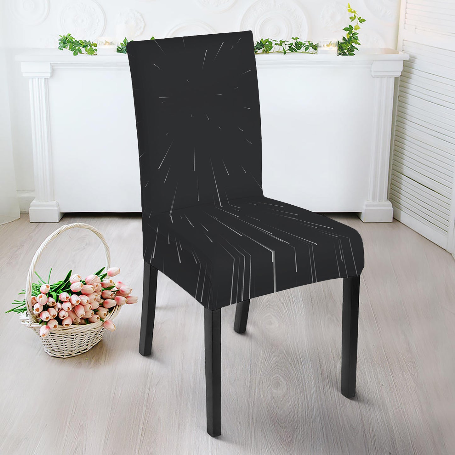 Galaxy Lightspeed Print Dining Chair Slipcover