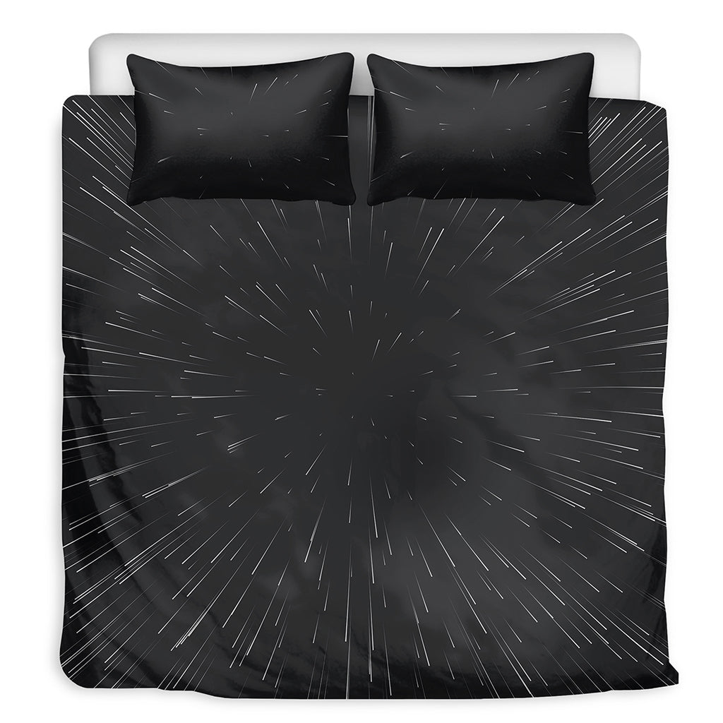 Galaxy Lightspeed Print Duvet Cover Bedding Set