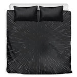 Galaxy Lightspeed Print Duvet Cover Bedding Set