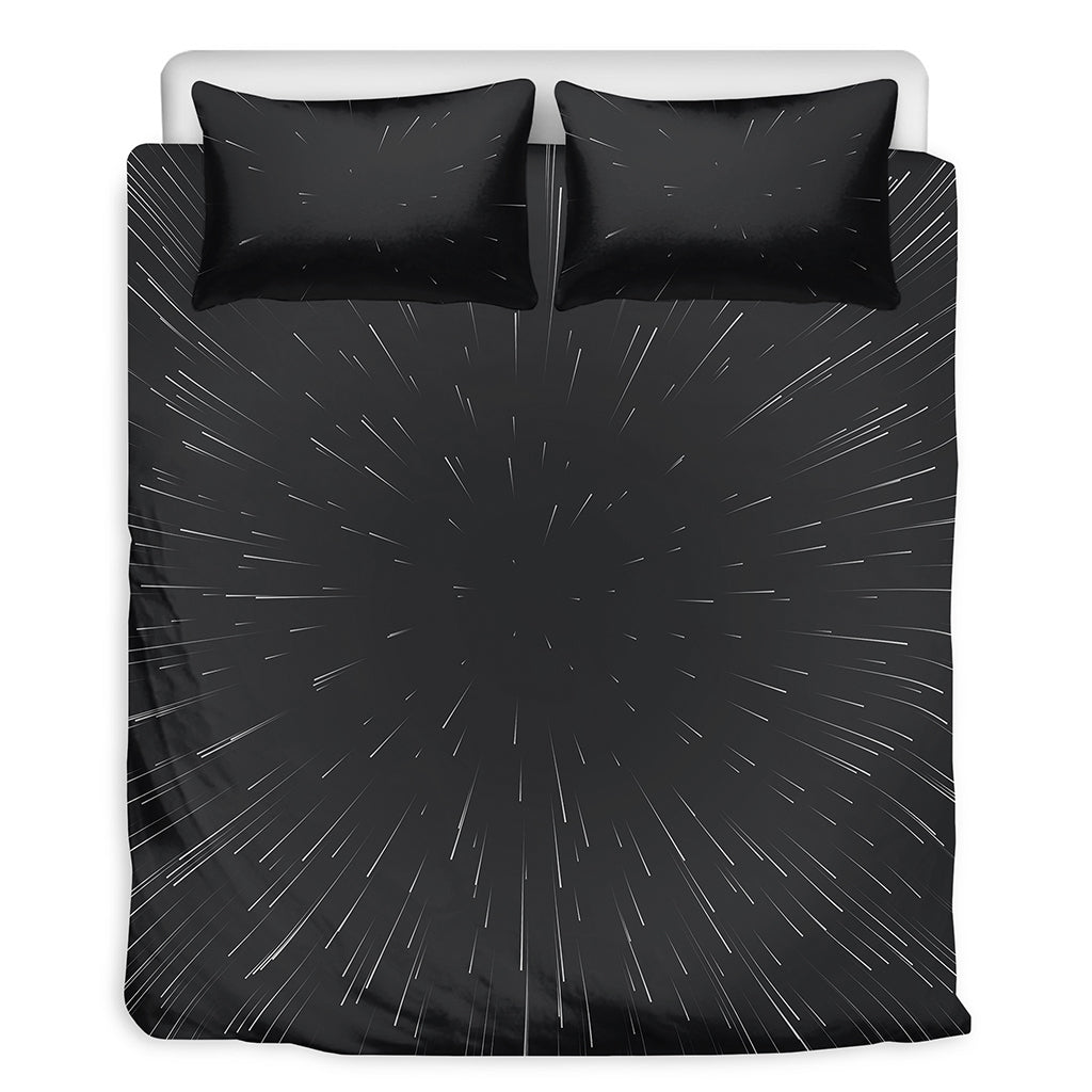 Galaxy Lightspeed Print Duvet Cover Bedding Set